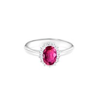 Ring Roman Gioielli Woman in White Gold Rubino 1.19 Ct R452A24N87M104 BIR - R452A24N87M104 BIR